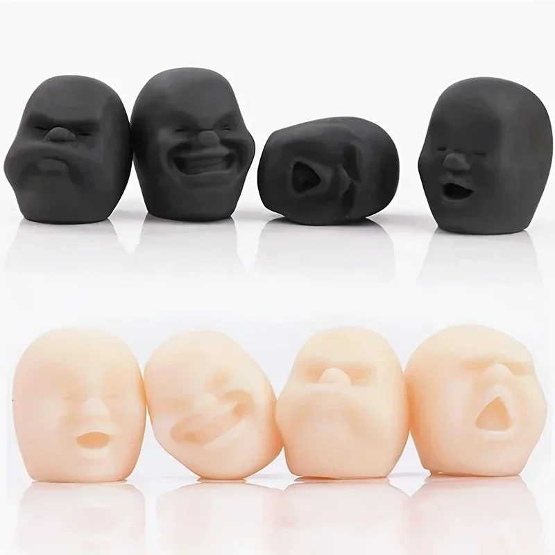 Kids Toys Entertainer - Human Face Expression Ball Squishy Squeeze