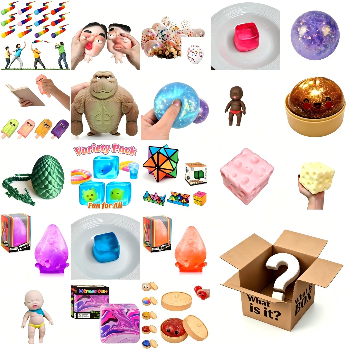 Kids Toys Entertainer - Cute Squishy Surprise Blind Box, Soft