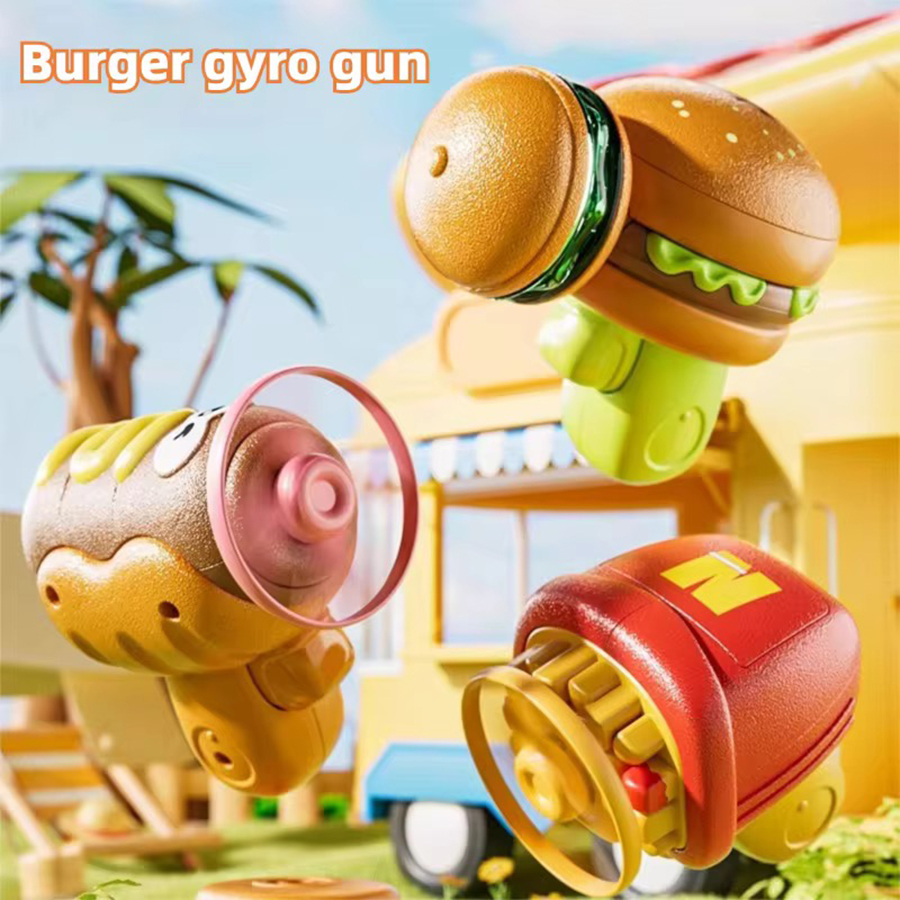 Kids Toys Under £5 - summer Flying Disc Saucer Gyro Launcher