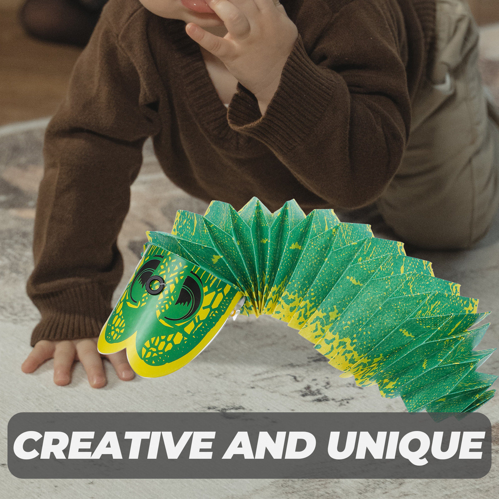 3Pcs Paper Caterpillar Toy Vin - огляд і ціна Kids Toys Vehicle