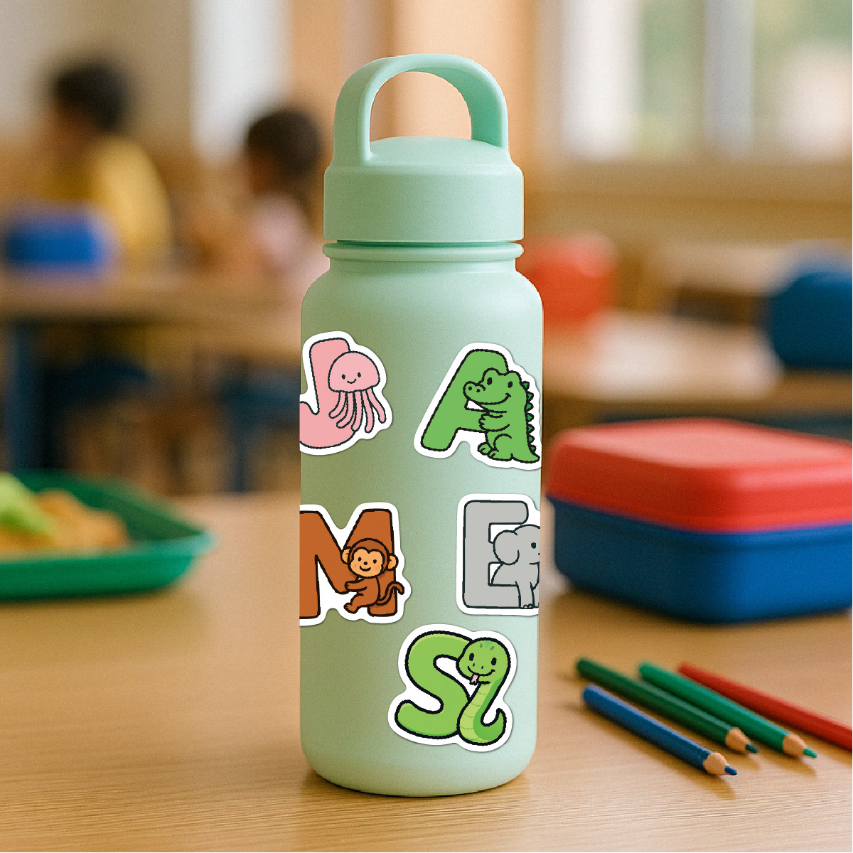 Animal Alphabet Stickers Water - огляд і ціна Kid Toys And Craft