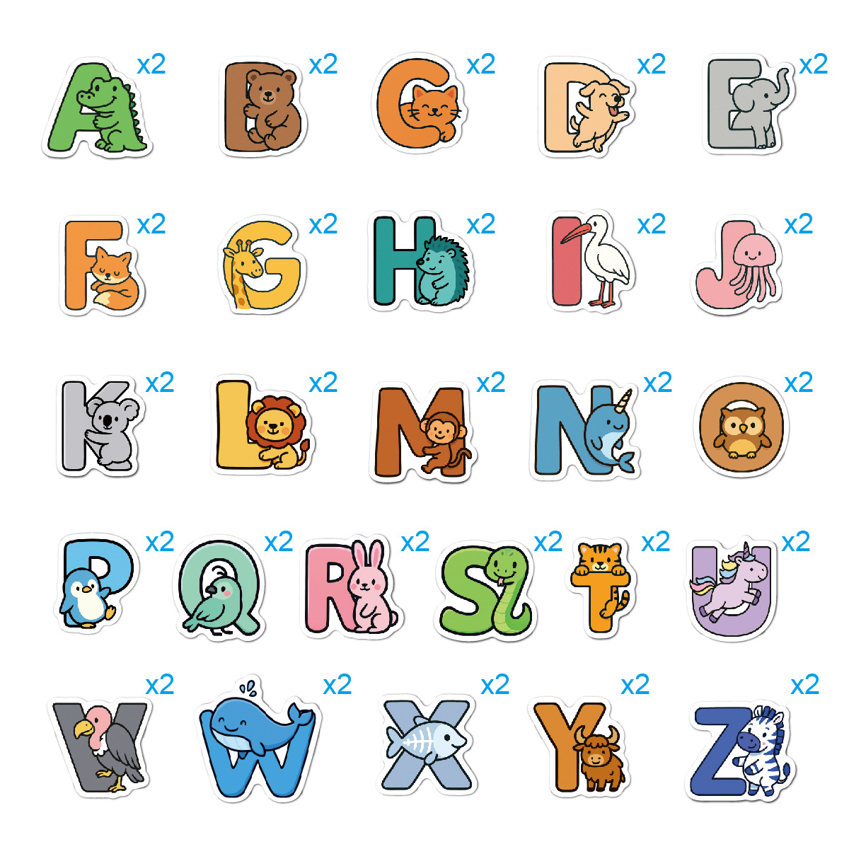 Animal Alphabet Stickers Water - огляд і ціна Kid Toys And Craft