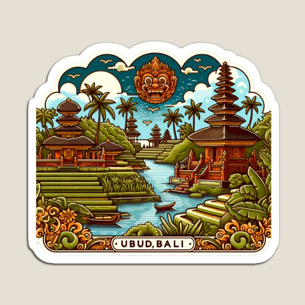 Ubud Bali  Magnet Refrigerator - огляд і ціна Kids Toys Bali