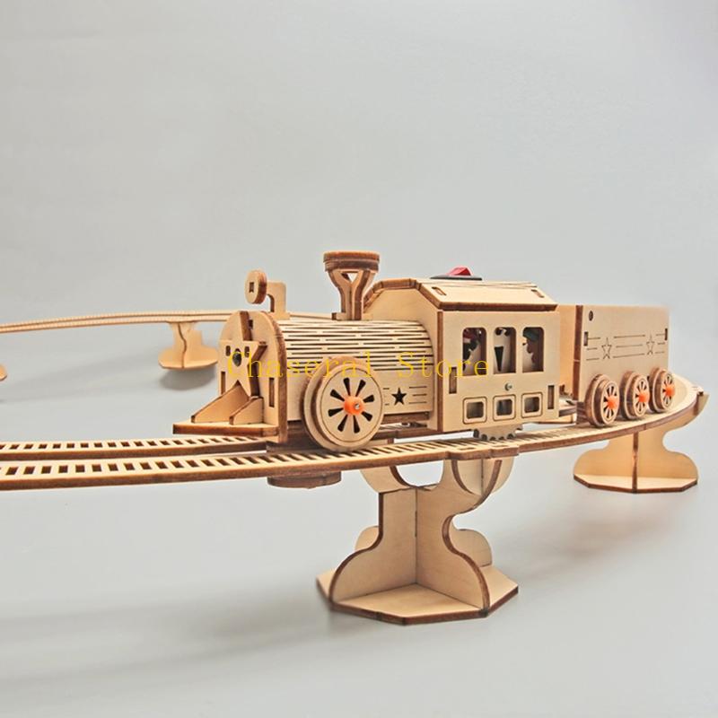 E7CE Wooden Science Toy Train  - огляд і ціна Toy Train Track Set