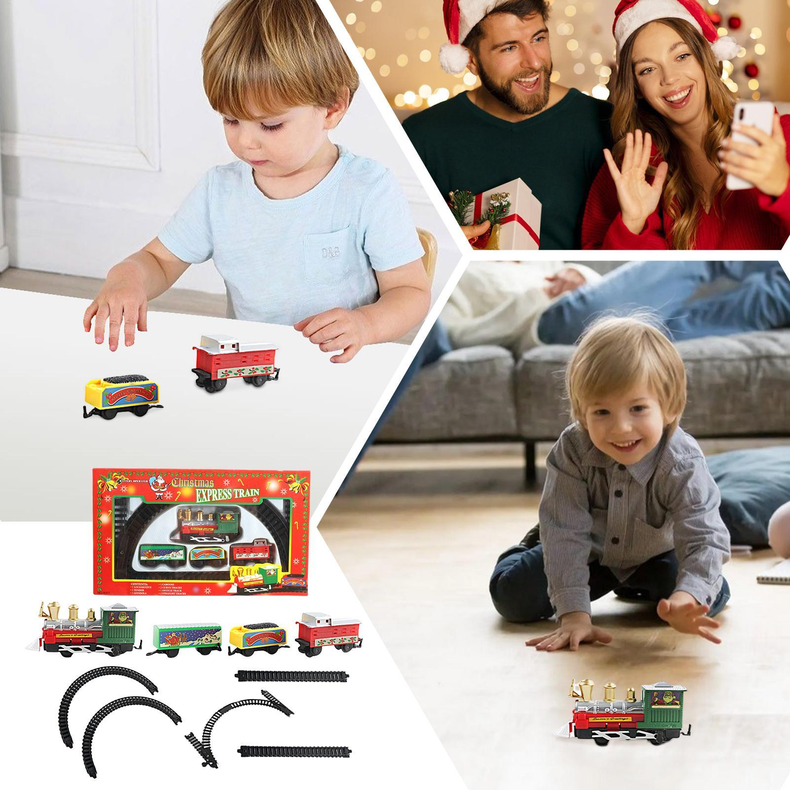 Christmas Train Set with Track - огляд і ціна Toy Train Track Set