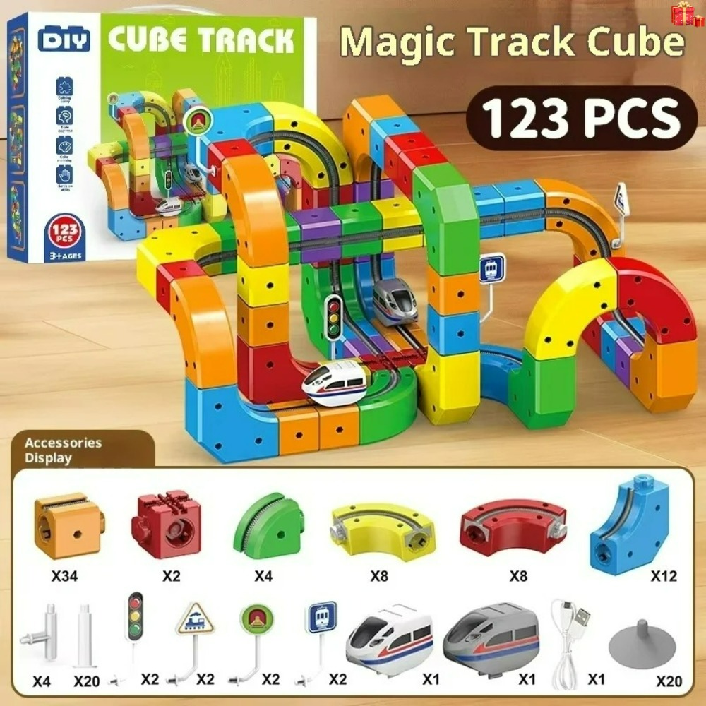 Electric Magnetic Track Set wi - огляд і ціна Kids Toys Vehicle