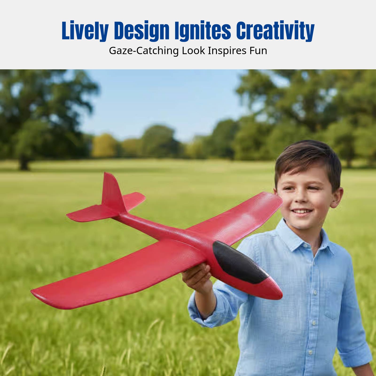86cm Foam Glider Plane, Hand L - огляд і ціна Kids Toys Under £5