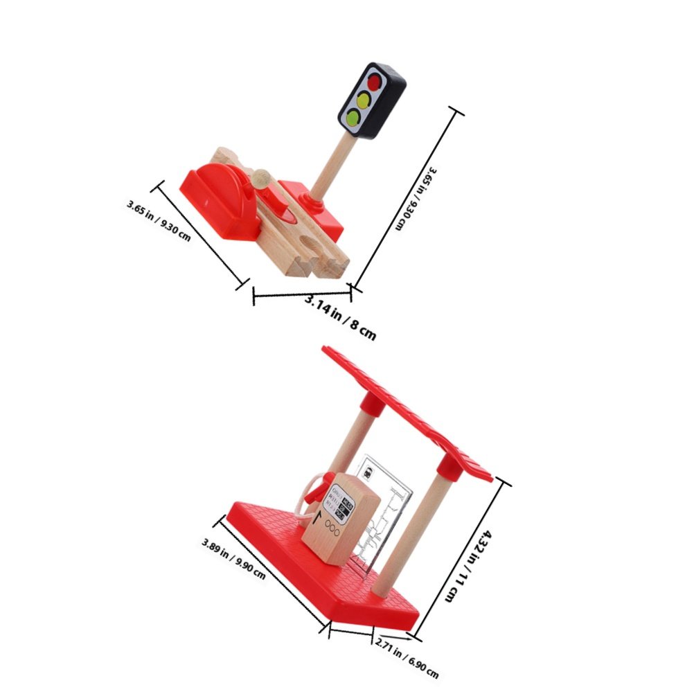 1Set Wooden Train Track Access - огляд і ціна Toy Train Track Set
