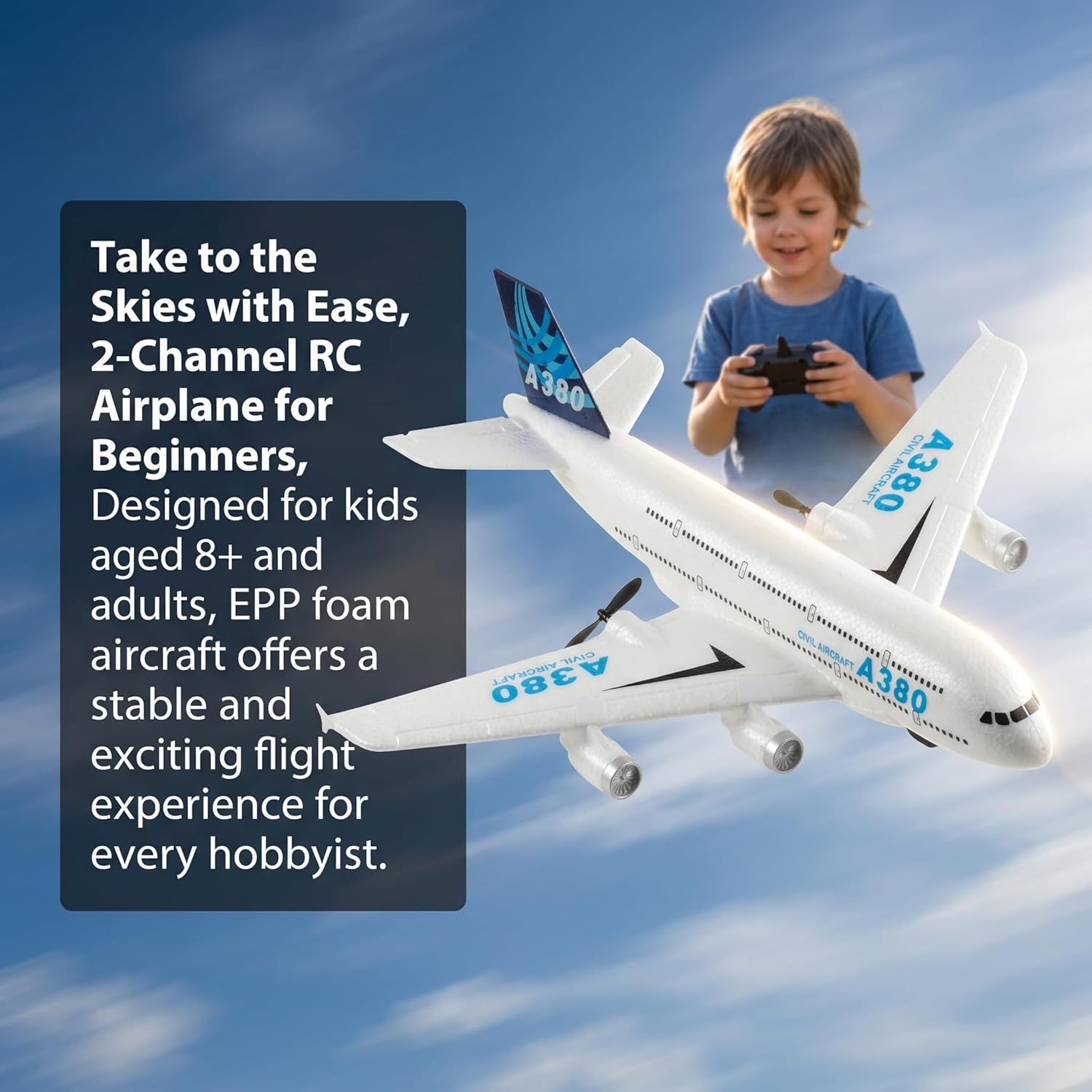 2.4GHz Ready-to-Fly RC Airplan - огляд і ціна Kids' Toys Channel