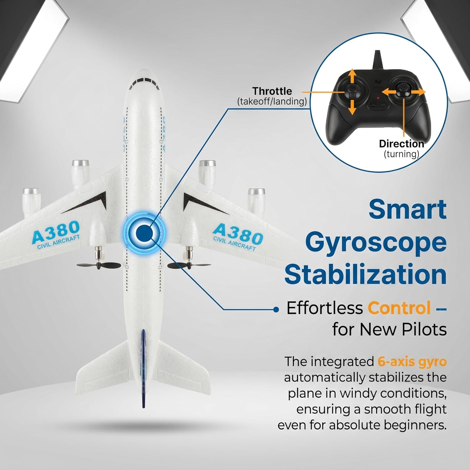 2.4GHz Ready-to-Fly RC Airplan - огляд і ціна Kids' Toys Channel