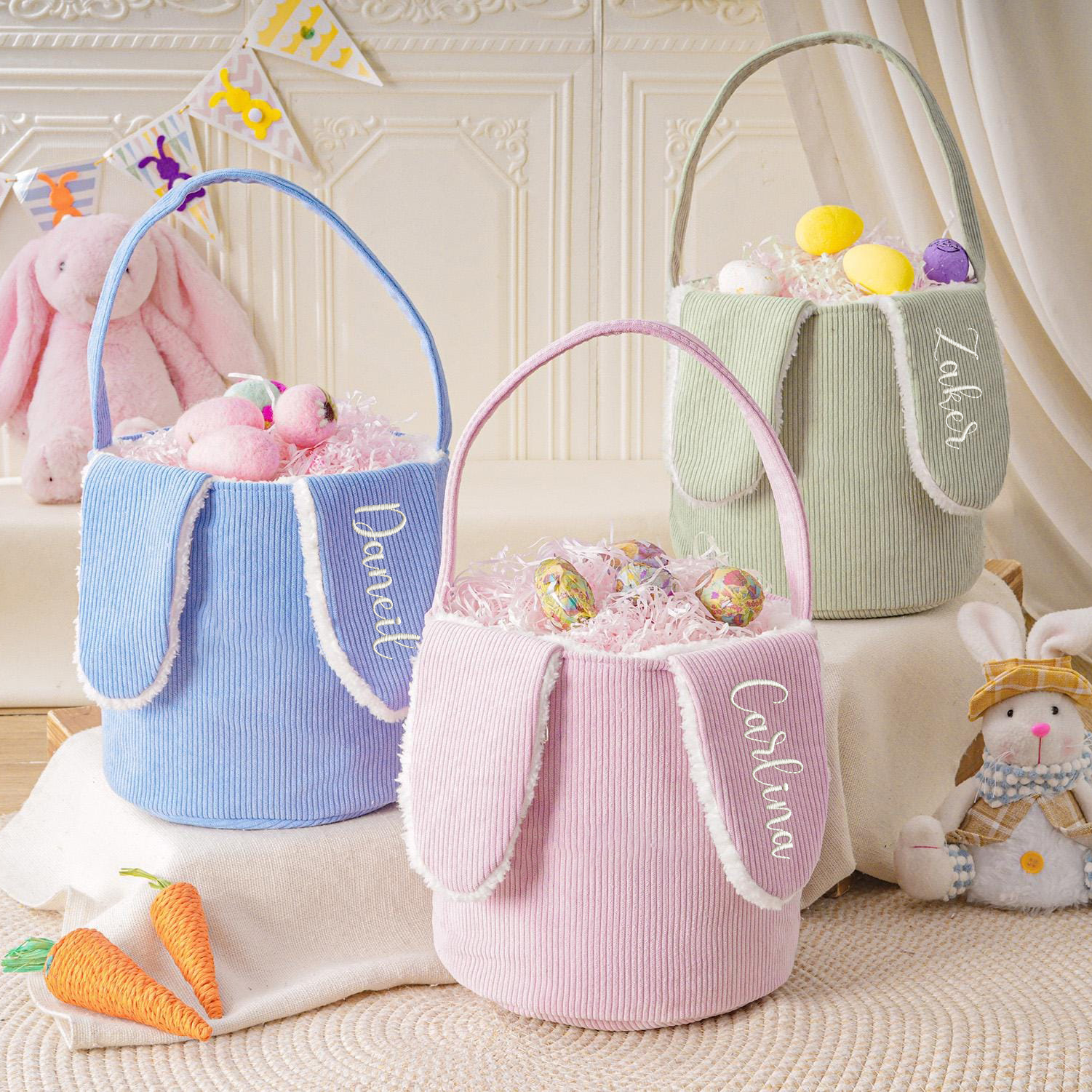 1pc Personalized Corduroy East - огляд і ціна Kids Toys Names
