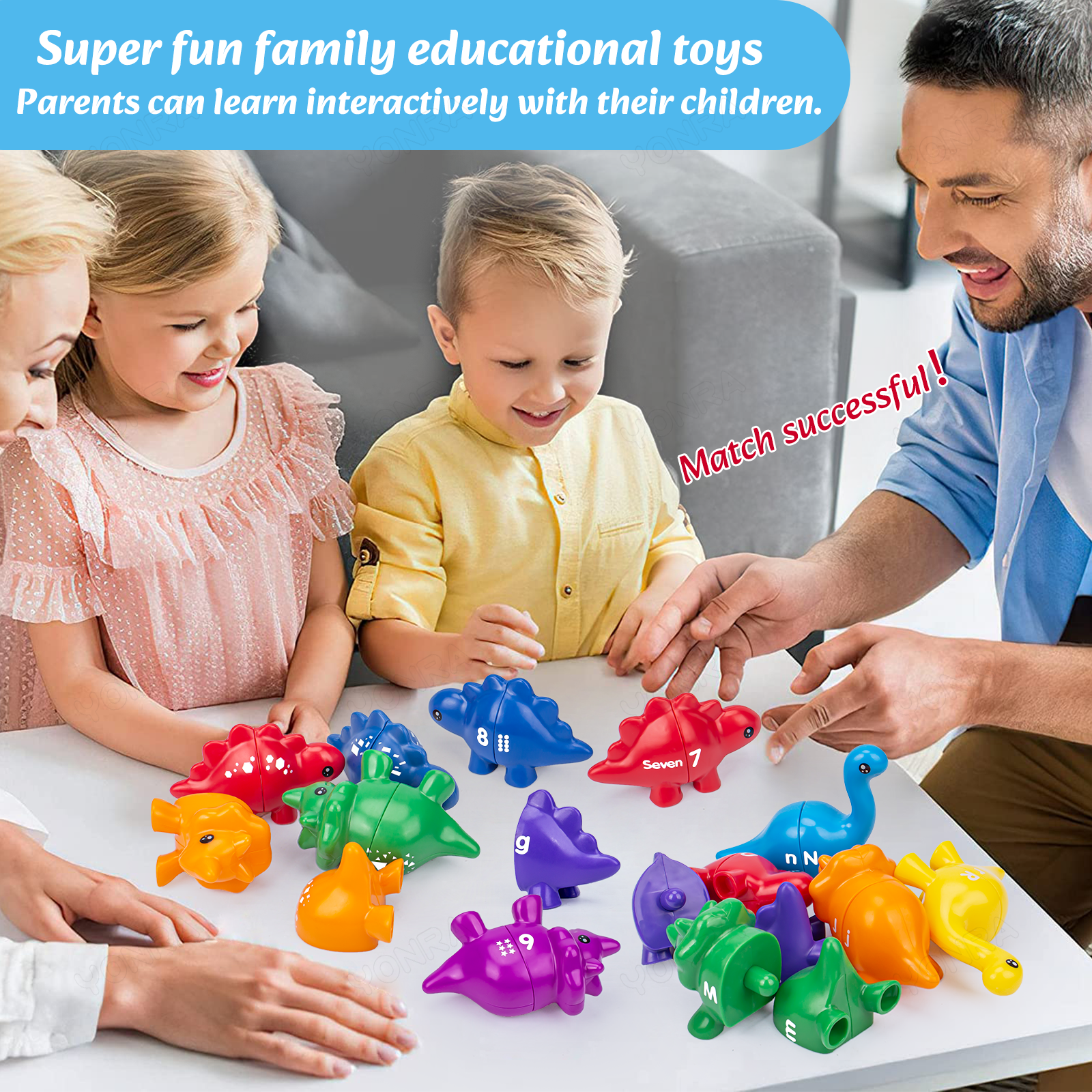 Matching Dinosaur Toy With sto - огляд і ціна Kids Toys Videos