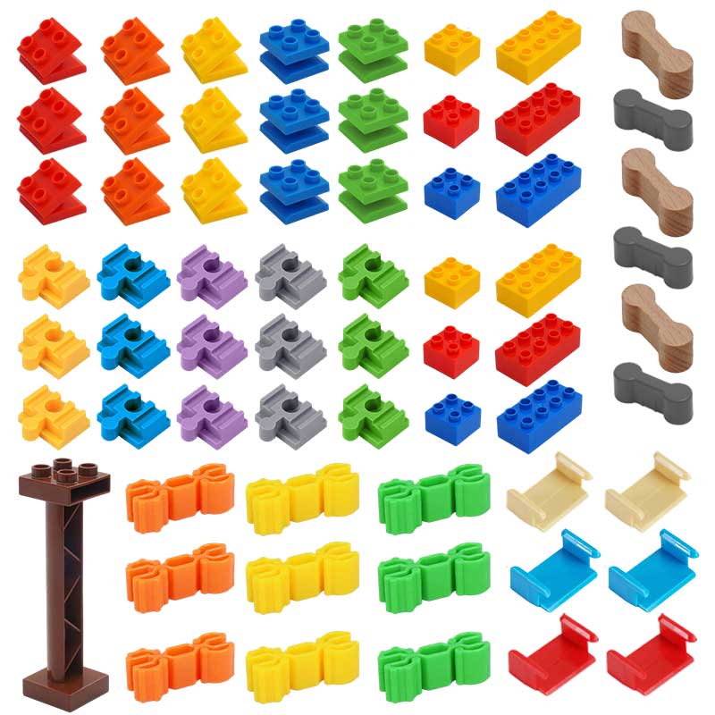 Multiple Types Universal Woode - огляд і ціна Toy Train Track Set