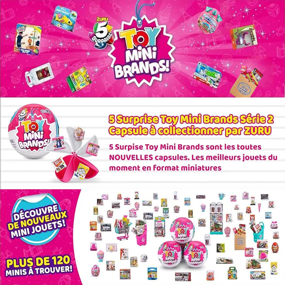 Zuru 5 Surprise Toy Mini Brand - огляд і ціна Kids Toys Brand