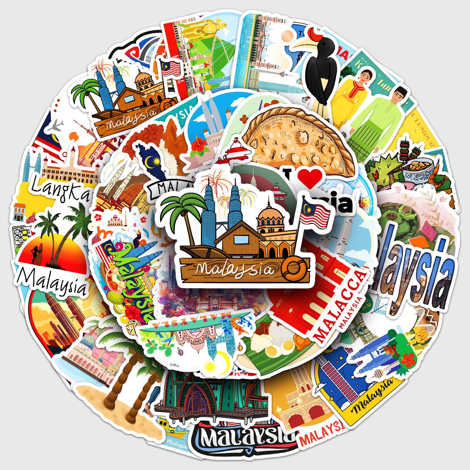 50Pcs Malaysia Graffiti Sticke - огляд і ціна Kids Toys Malaysia