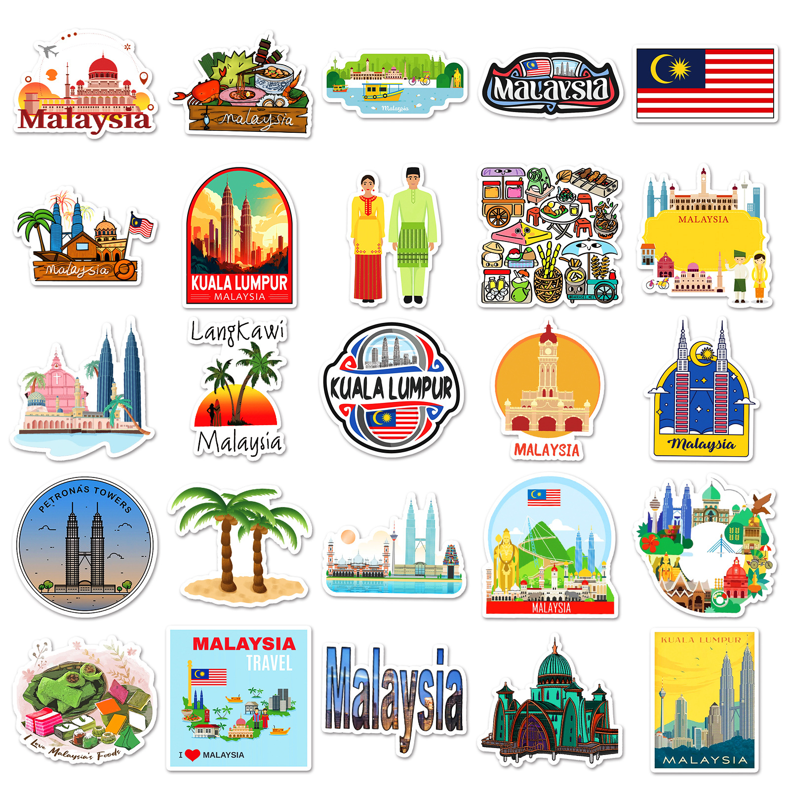 50Pcs Malaysia Graffiti Sticke - огляд і ціна Kids Toys Malaysia