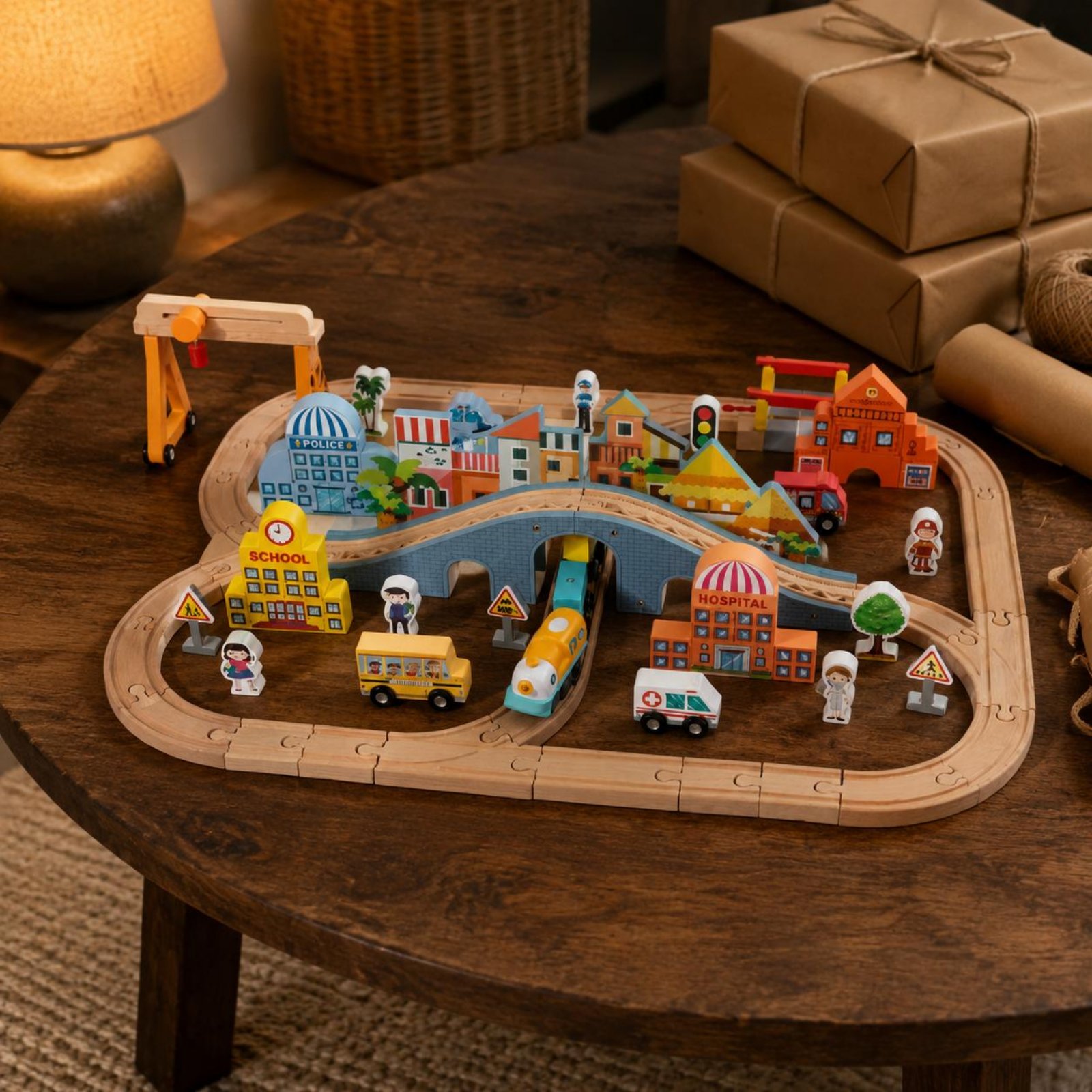 Electric Train Track Set Brain - огляд і ціна Toy Train Track Set