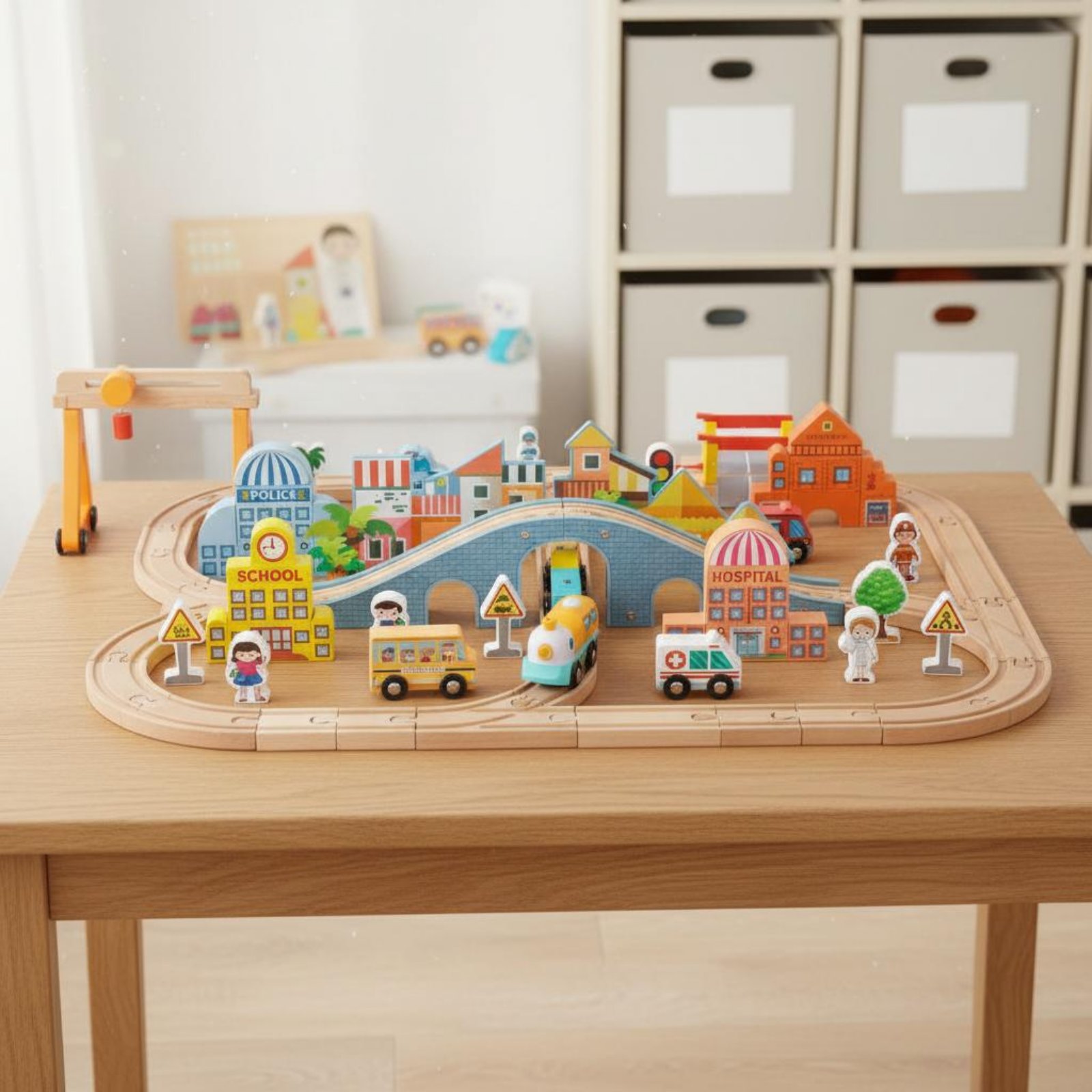 Electric Train Track Set Brain - огляд і ціна Toy Train Track Set