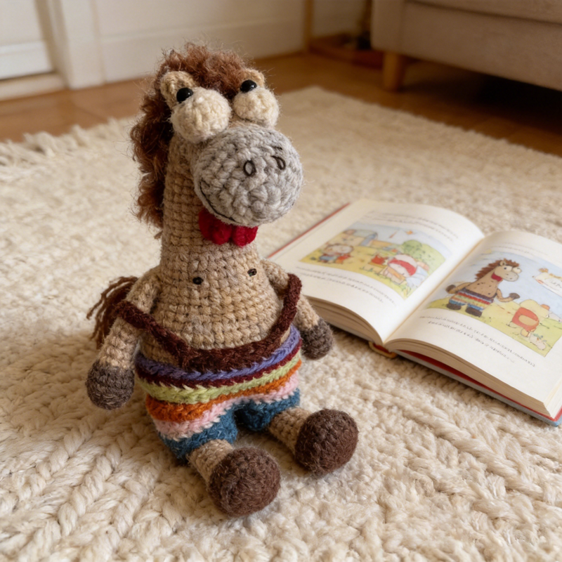Custom Name Crochet Horse Plus - огляд і ціна Kids Toys Names