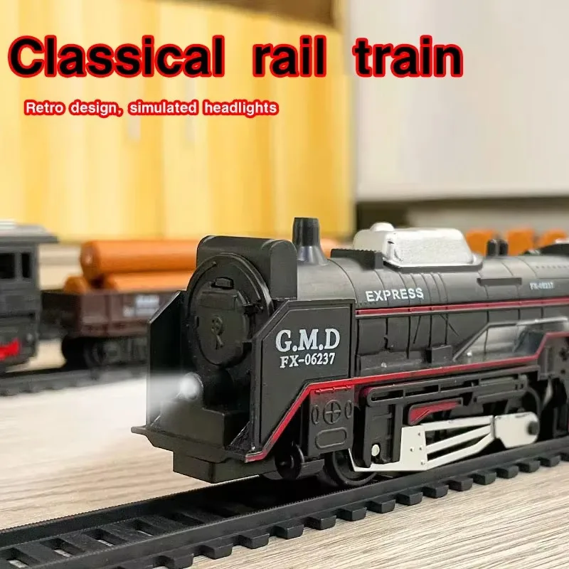 Classical Railway Freight Trai - огляд і ціна Toy Train Track Set