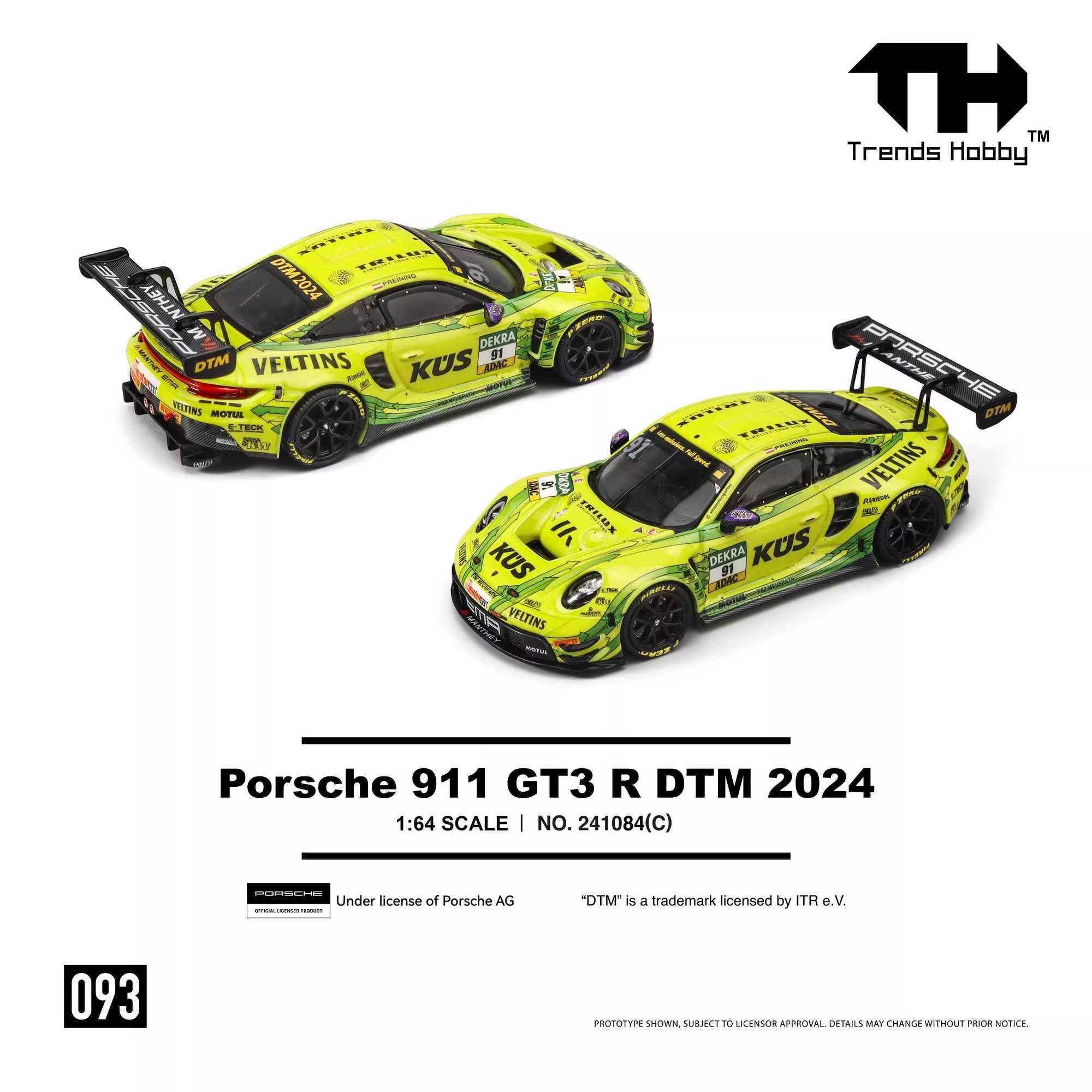 TH-Trends Hobby 1/64 095 911 G - огляд і ціна Kids Toys Vehicle