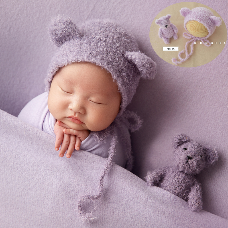 Cute Baby Bear Hat Doll Plush  - огляд і ціна Kids Toys New Born