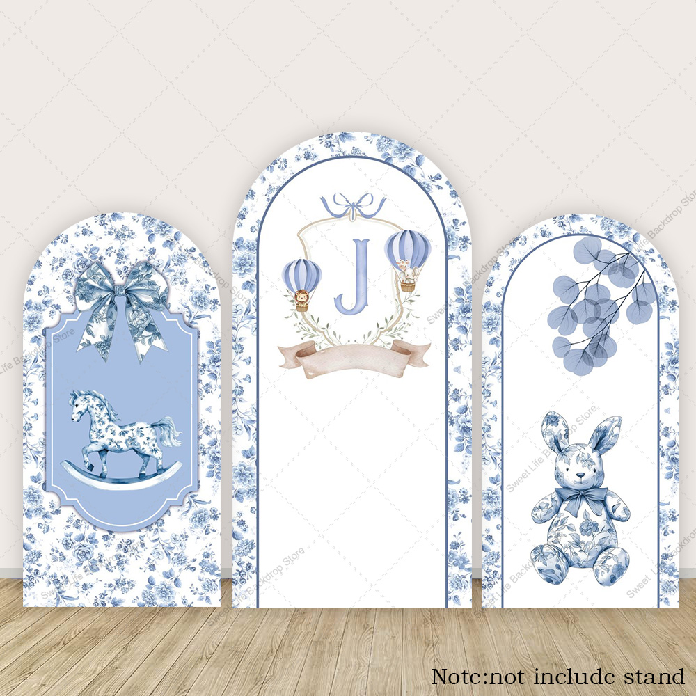 Blue Green Floral Bow Arch Bac - огляд і ціна Kids Toys Names