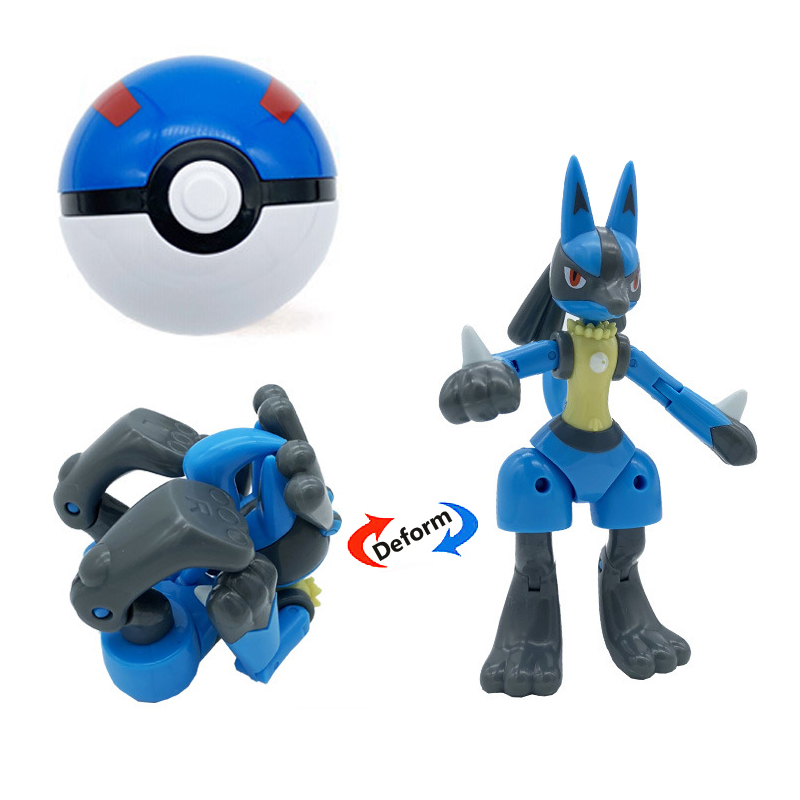 6Pcs/Set Pokemon Pokeball Tran - огляд і ціна Kids Toys Under £5
