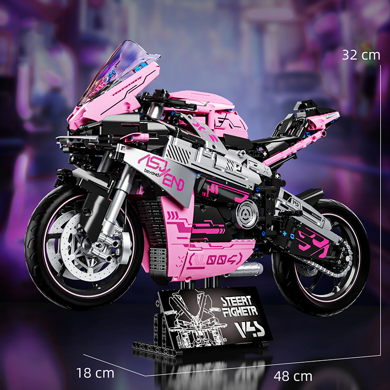 V4S Racing Motorcycle Building - огляд і ціна Kids Toys Under £5