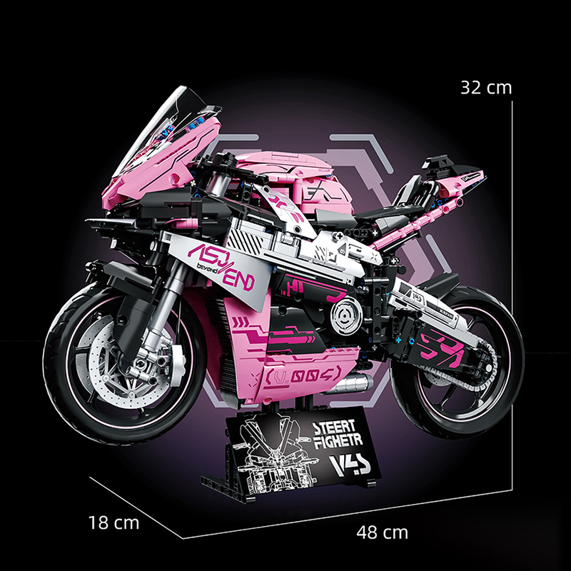 V4S Racing Motorcycle Building - огляд і ціна Kids Toys Under £5
