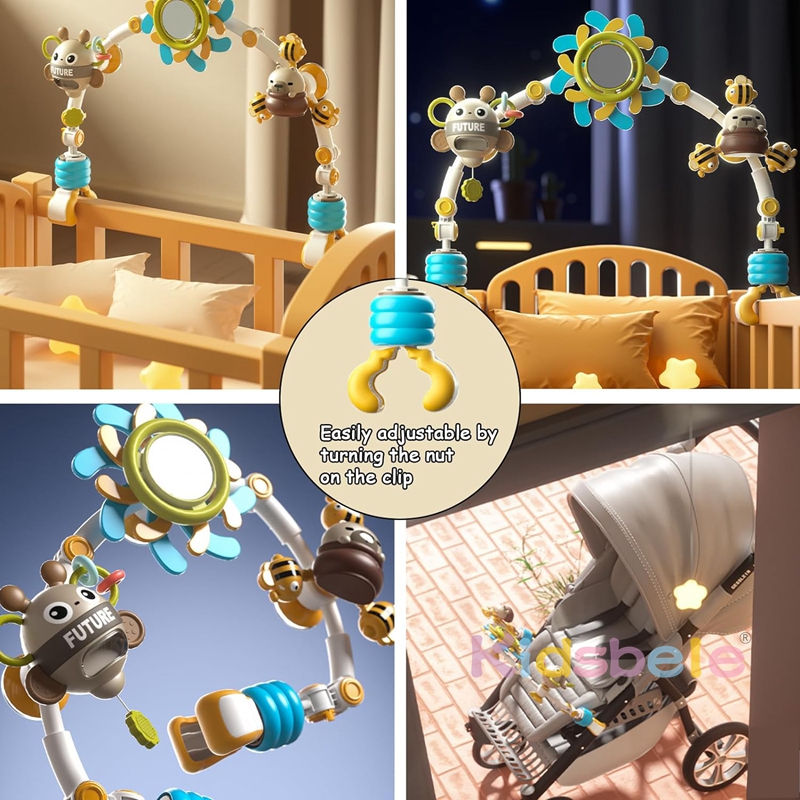 Baby Cot Mobile with Hanging T - огляд і ціна Kids Toys New Born