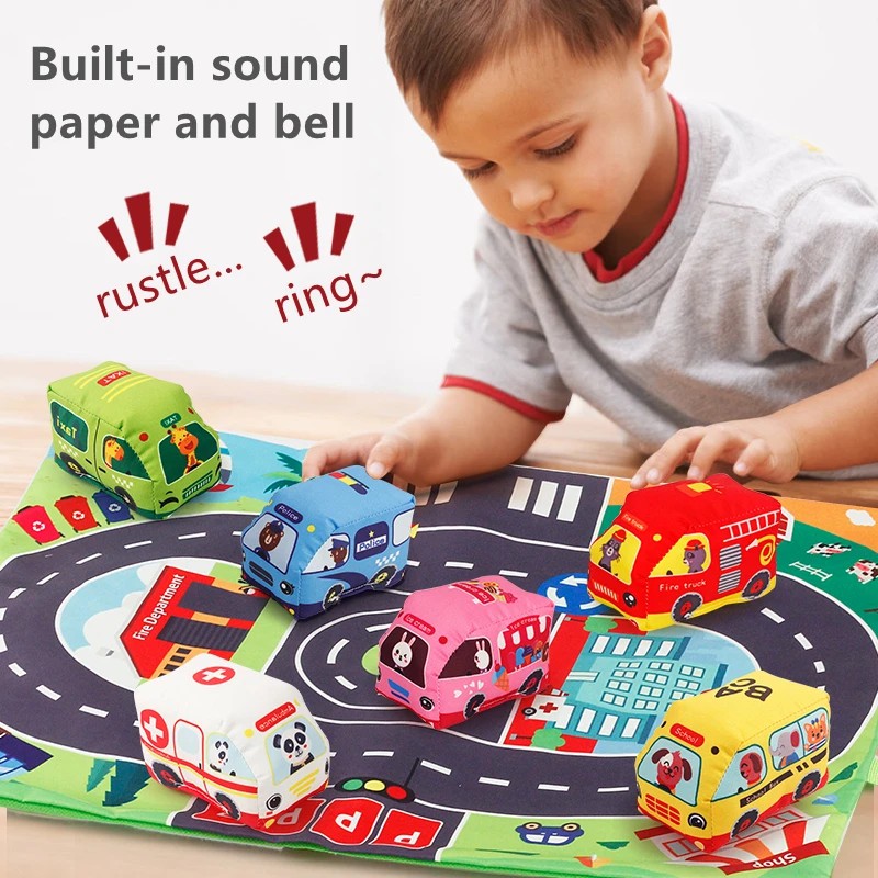 Soft Fabric Car Toy Set for Ba - огляд і ціна Kids Toys Vehicle