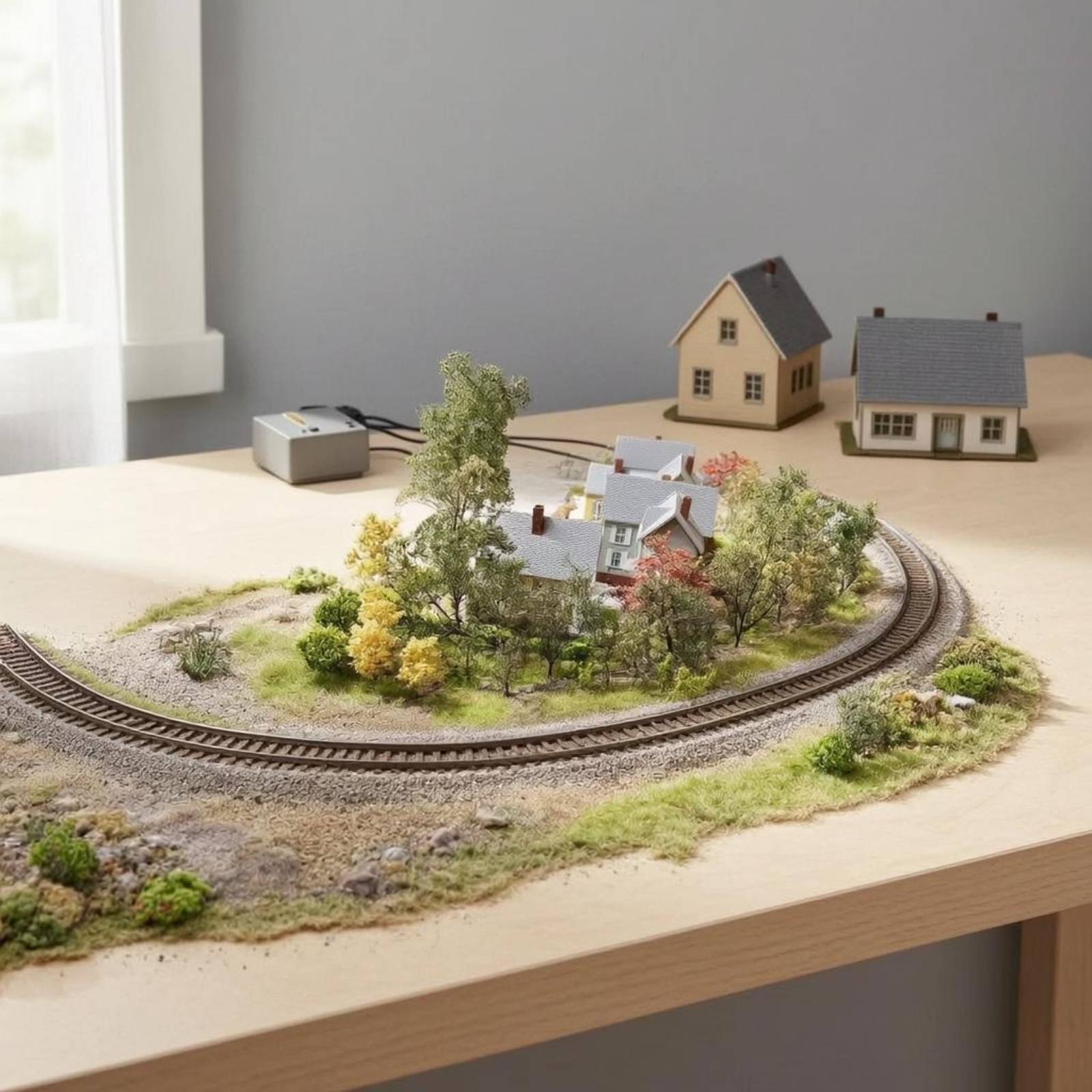 HO-Scale Track Set Powered Ope - огляд і ціна Toy Train Track Set