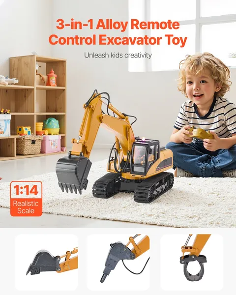 Remote Control Excavator Toy 1 - огляд і ціна Kids' Toys Channel