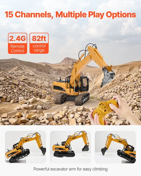 Remote Control Excavator Toy 1 - огляд і ціна Kids' Toys Channel