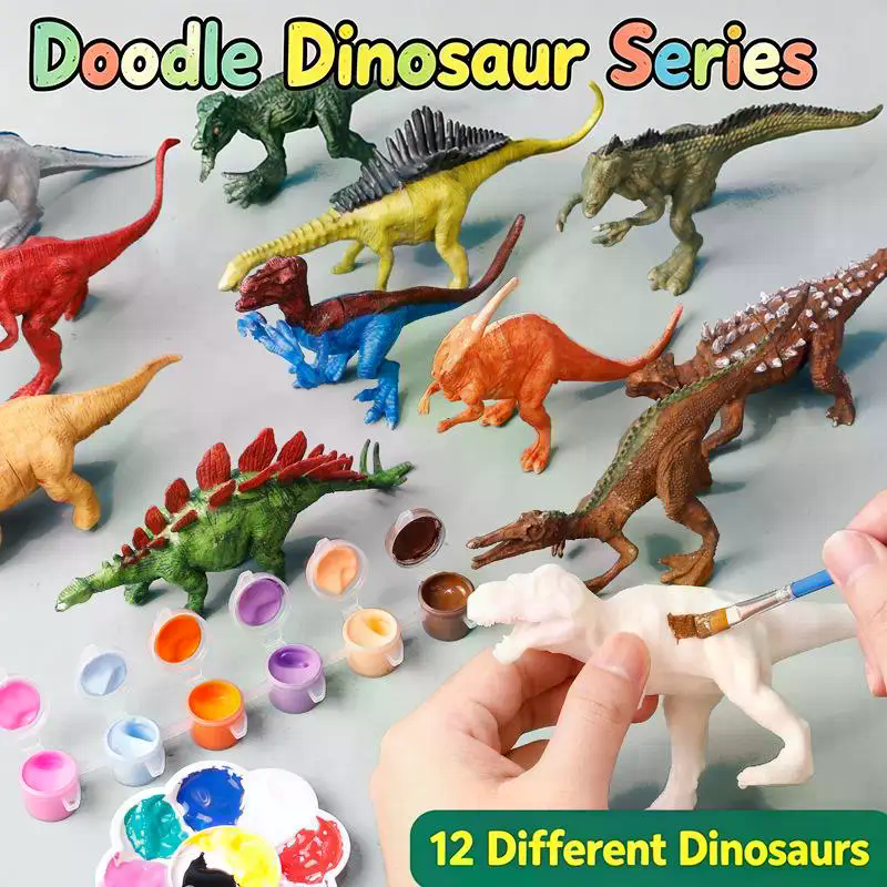 Dinosaur White Embryo Toy Set  - огляд і ціна Kid Toys And Craft