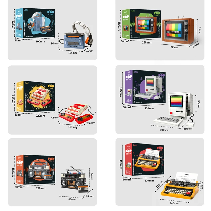 Retro DIY Building Blocks TV R - огляд і ціна Kids Toys And Games
