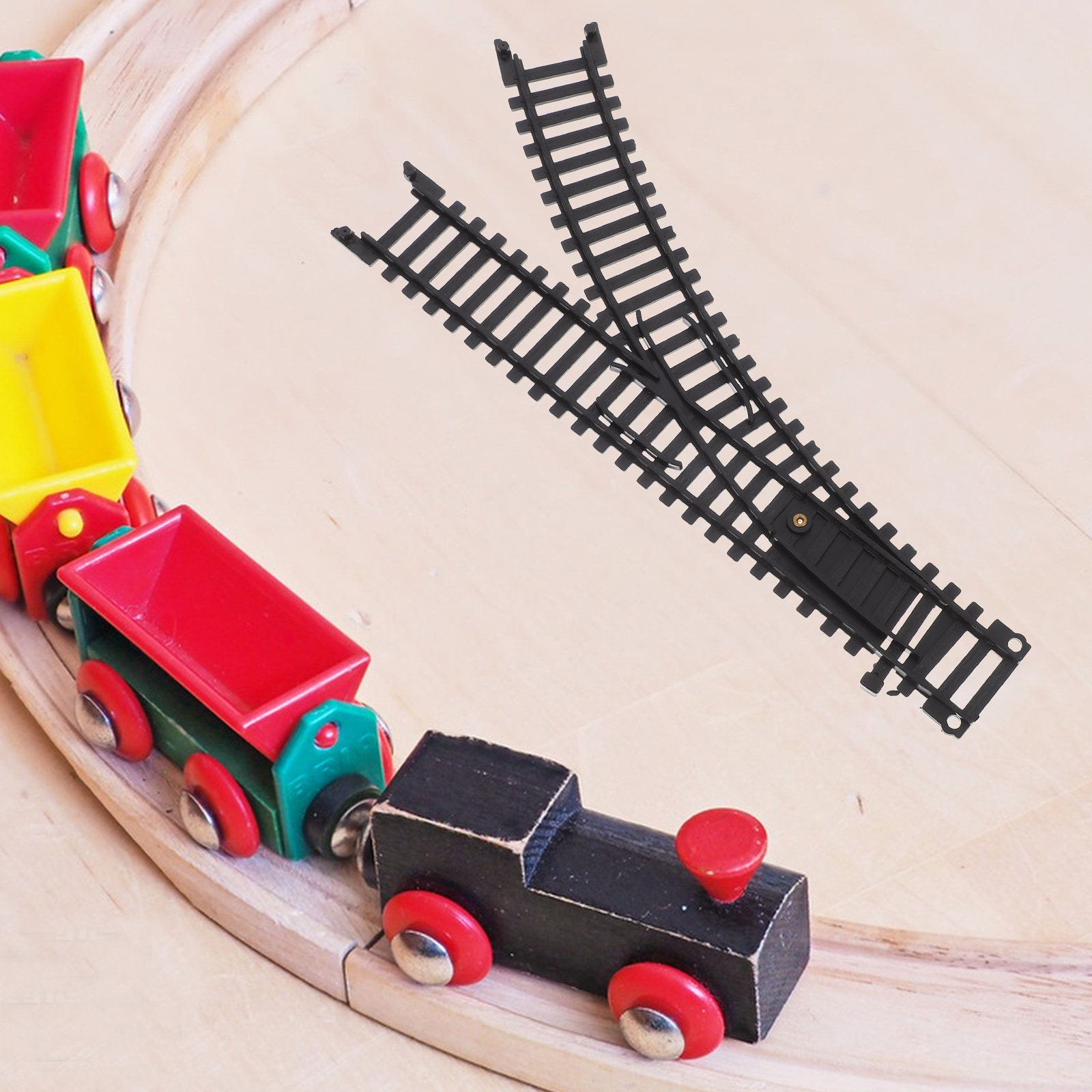 1Pair Realistic High-Speed Tra - огляд і ціна Toy Train Track Set