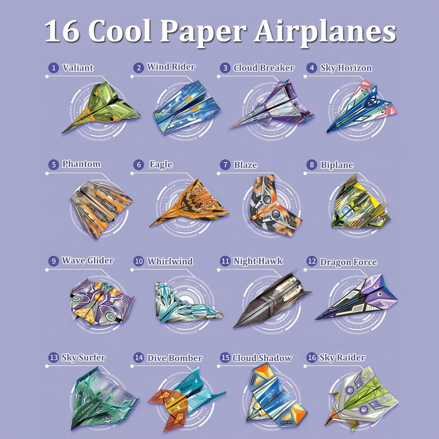 Kids Paper Airplane Craft Kit  - огляд і ціна Kid Toys And Craft