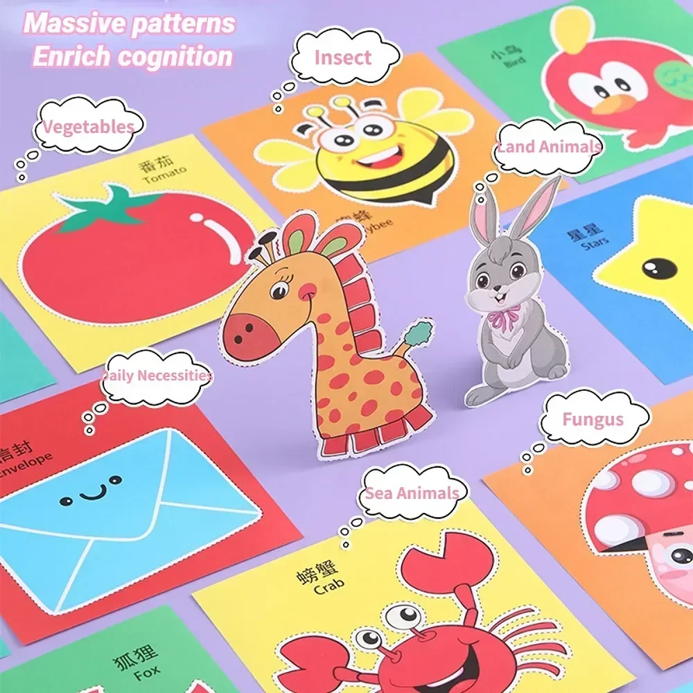 48pcs Children Handmade Paper  - огляд і ціна Kid Toys And Craft