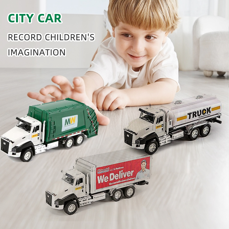 3 Pack of Diecast Sanitation V - огляд і ціна Kids Toys Vehicle