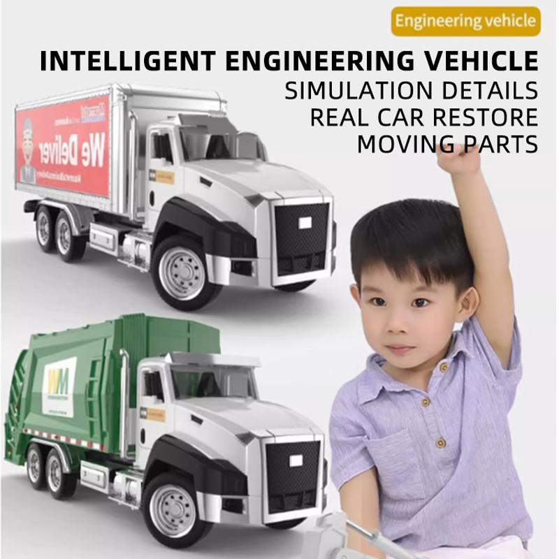 3 Pack of Diecast Sanitation V - огляд і ціна Kids Toys Vehicle